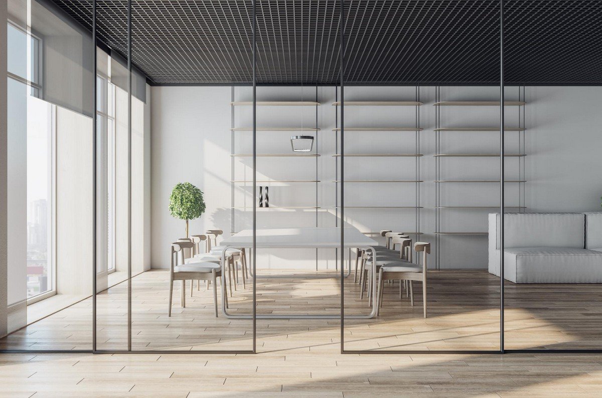 glass partition dubai