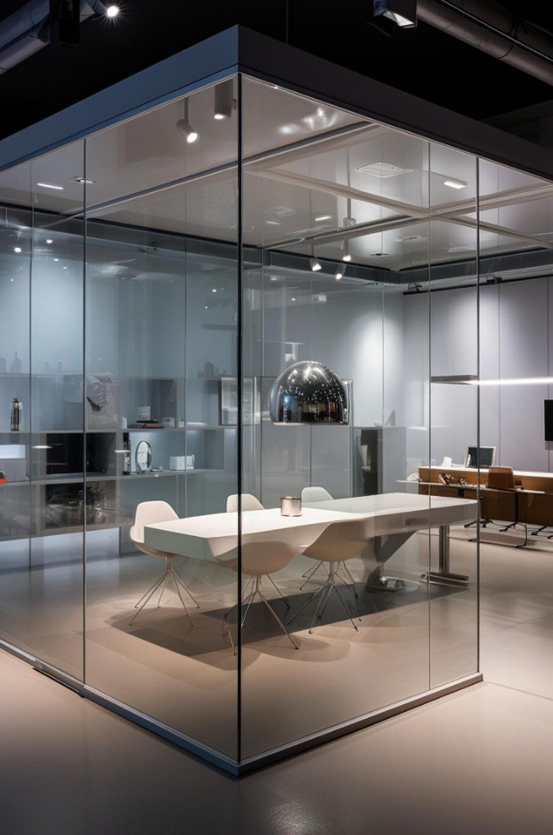 glass office partitions