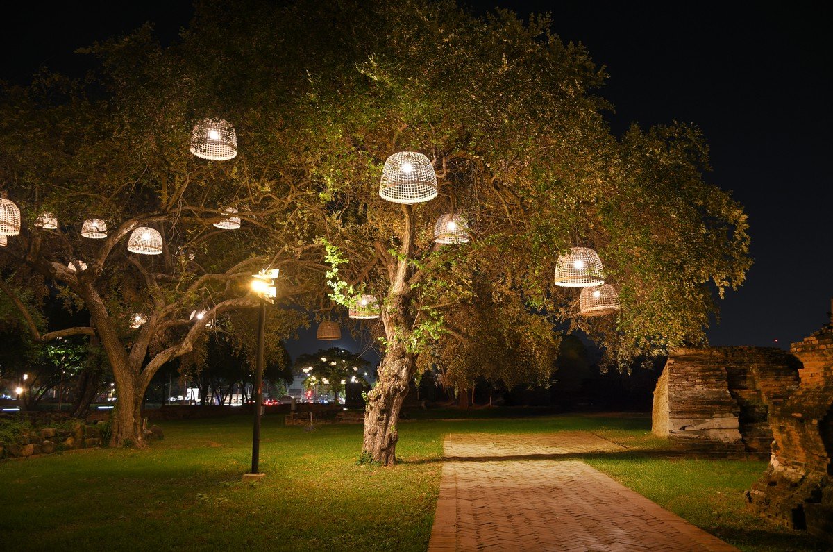 bamboo lantern decorative lights