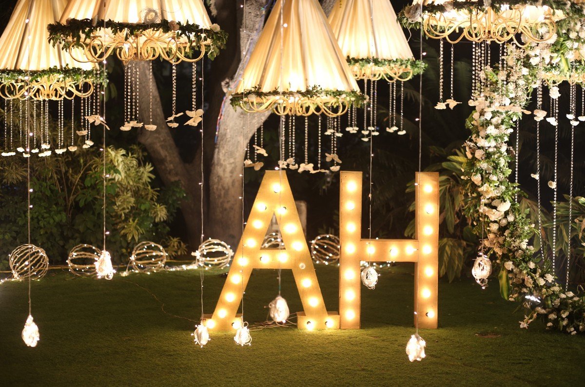 indian wedding light decoration