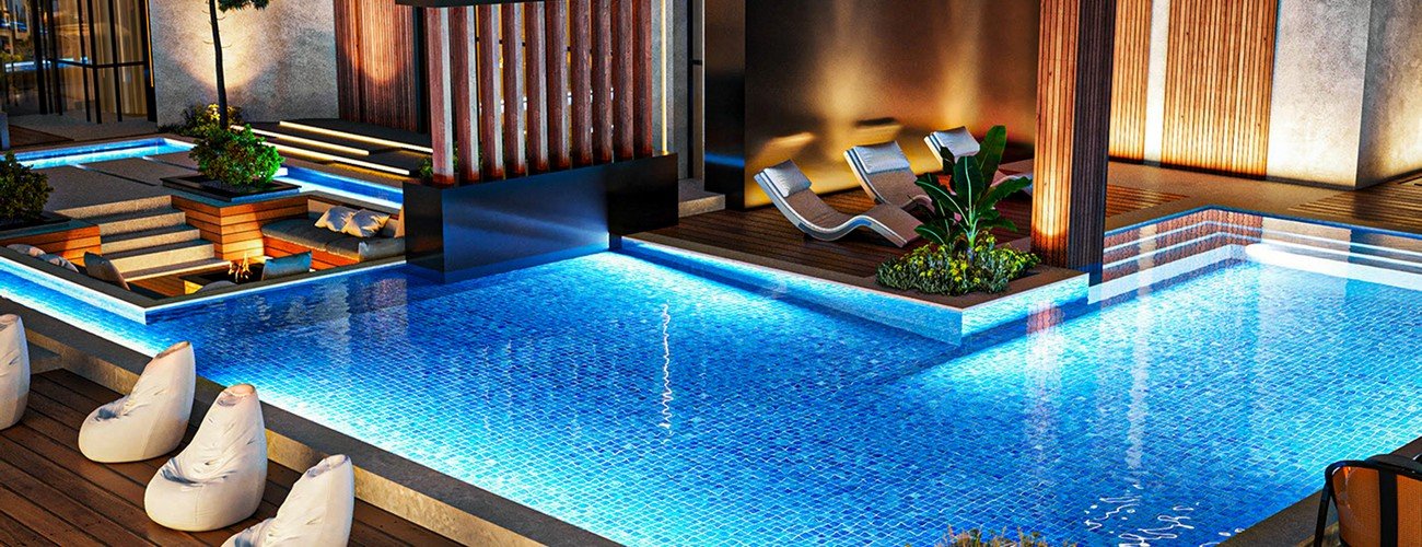 pool tilling & lighting