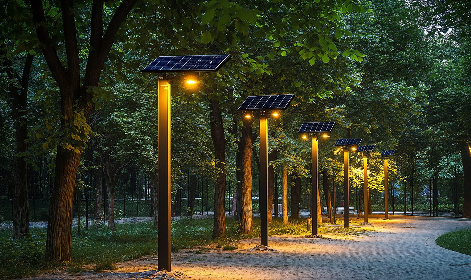 solar powered street lights dubai