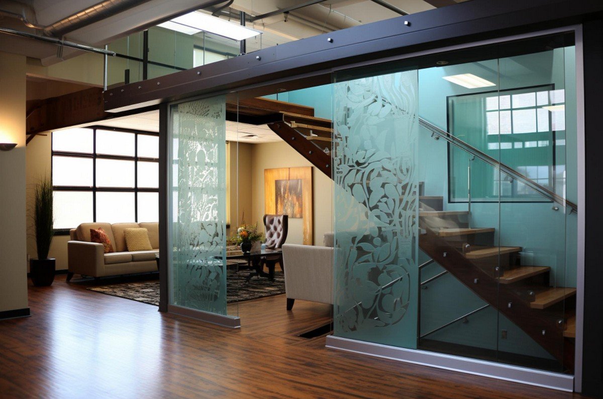 custom glass installation