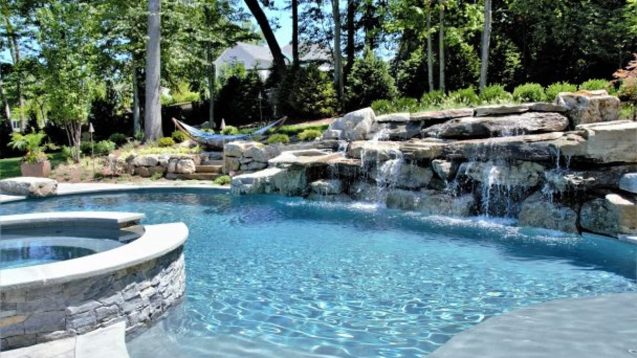 Pools and water features