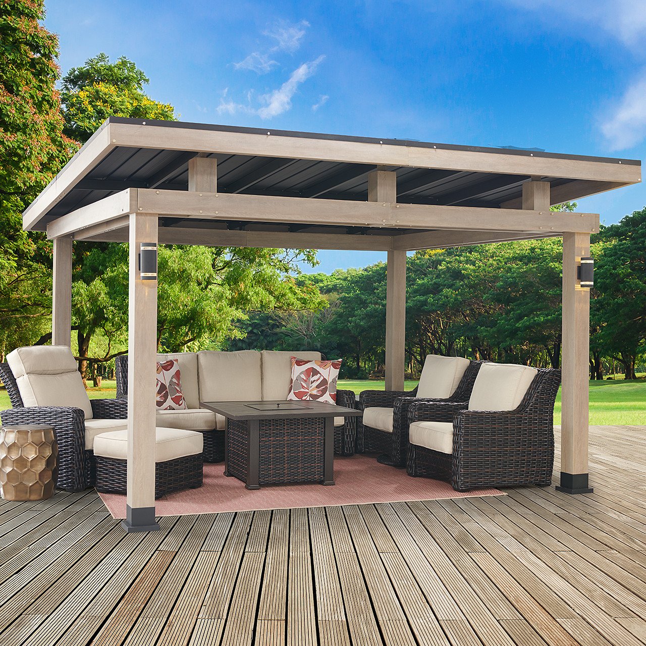 garden pergolas for villas