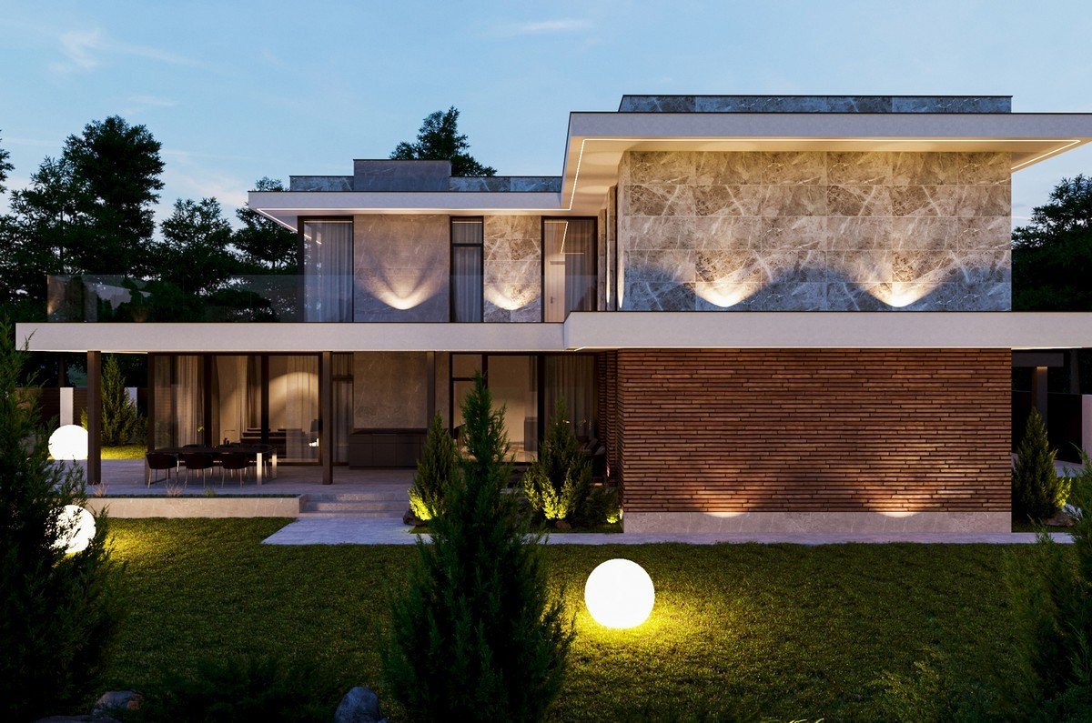 Modern Facade Lighting in Dubai